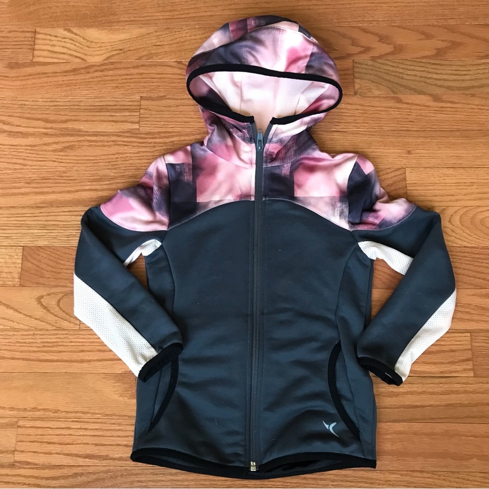 Decathlon girls athletic hoodie, 5-6 years